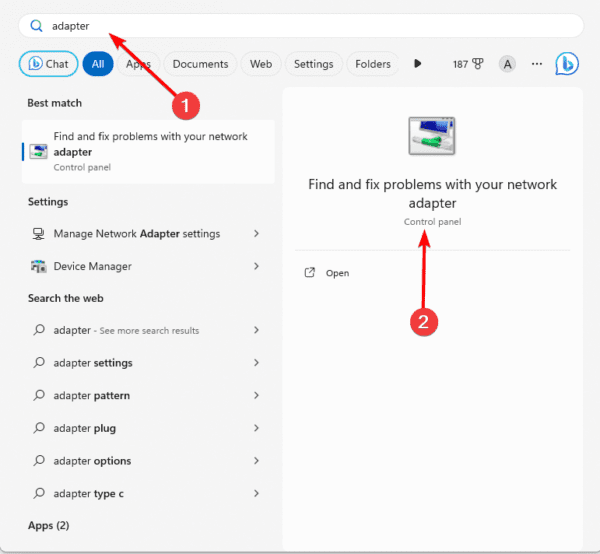 adapter problems 600x554 - Best Fixes for Windows 11 Update Error 0x8024402f