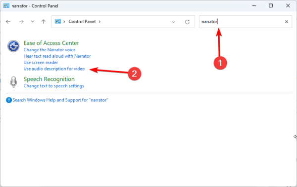 Audio description 600x379 - Narrator Won’t Turn Off on Windows 11: Fixed