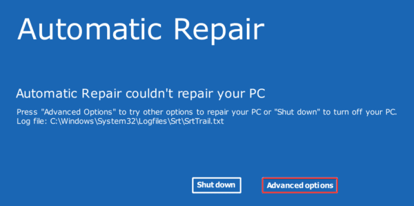 Automatic repair 600x298 - Critical Process Died Error on Windows 11