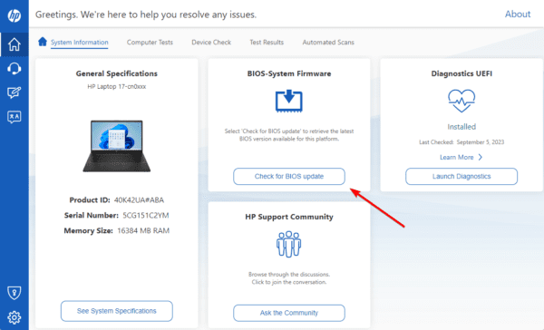 Check for BIOS updates 600x364 - Clock Watchdog Timeout Error in Windows: FIXED