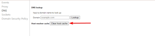 clear host cache 600x141 - Best Fixes When Google Docs Is Not Working or Opening on a Windows 11 PC