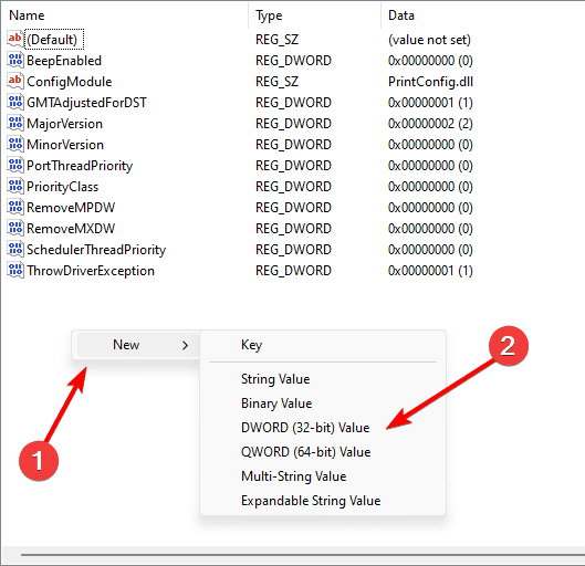 Create dword - Credentials Supplied Are Not Sufficient Error on Windows 11: Best Fixes