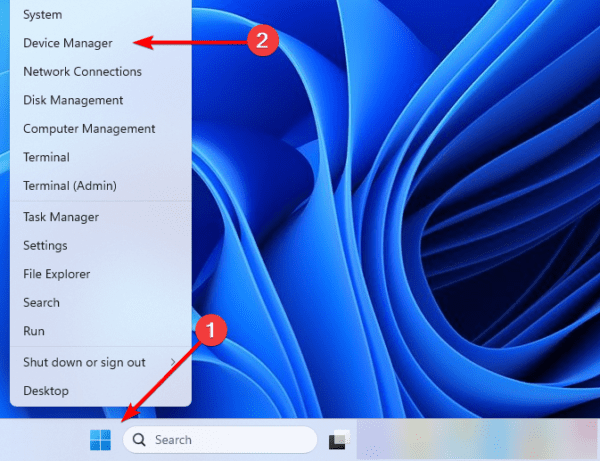 Device manager 1 600x461 - Fix No Internet, Secured Error on Windows 11