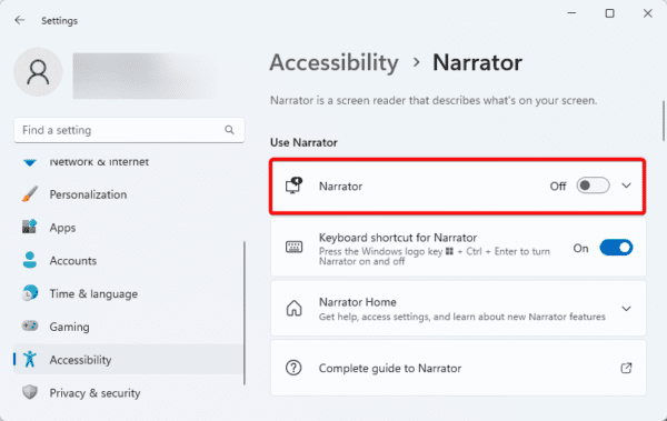 disable narrator 2 600x379 - Narrator Won’t Turn Off on Windows 11: Fixed