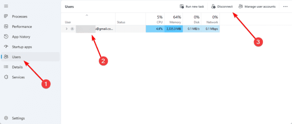 Disconnect 600x255 - Top Ways to Log off Other Users on Windows 11