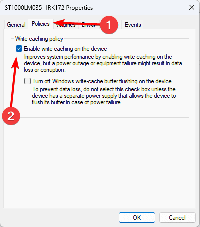 disk properties - Windows 11 Delayed Write Failed Error: Fixed