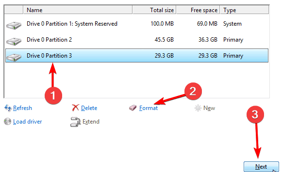 format - Fixed: Windows Installation Error 0x80300024