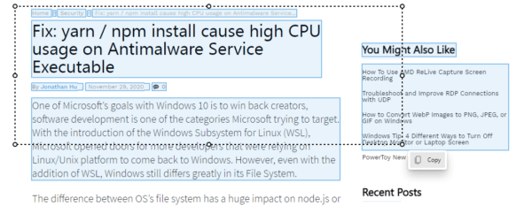 image 23 600x233 - What's Smart Copy in Microsoft Edge