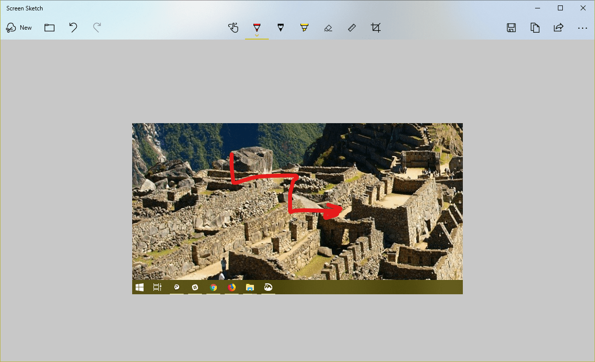 image 4 - How To Use Screen Sketch to Do A Screenshot on Windows 10
