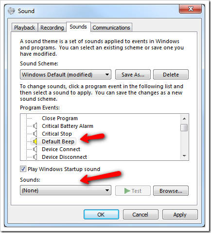 image11 - Get Annoyed About The System Beep Sound? Here is How To Disable it in Windows 7