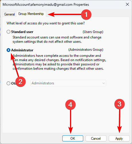 Make admin - Windows 11 Local Users and Groups Missing: Top Fixes