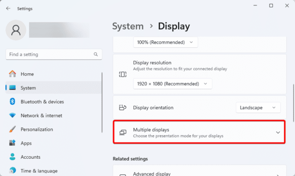 Multiple displays 600x358 - Top Fixes When an External Display Is Not Working on Windows 11