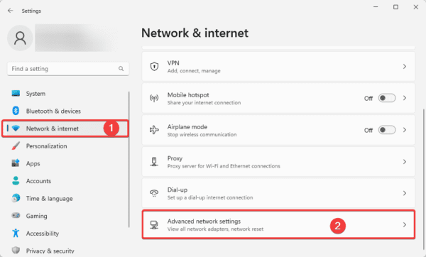 network 1 600x362 - WiFi Connection not Working on Windows 11