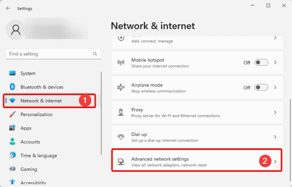 Network and internet 2 600x385 - What is the Windows 11 MAC Address and How Do I Find It?