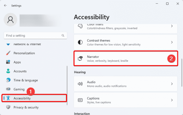 open narrator 600x379 - Narrator Won’t Turn Off on Windows 11: Fixed