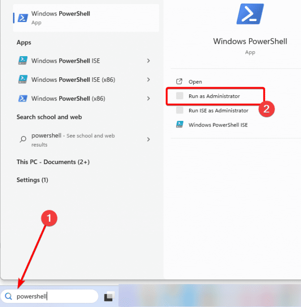 Powershell 600x612 - How to Uninstall Phone Link on Windows 11 Devices