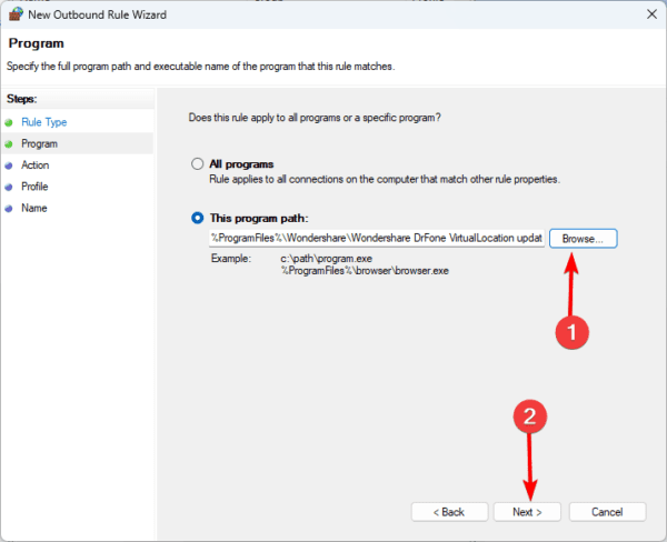 Programs files 600x488 - Best Ways to Block or Deny Internet Access to Specific Apps on Windows 11