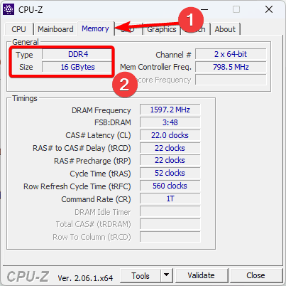 RAM size on third party app - How to Check RAM Type and Specs in Windows 11