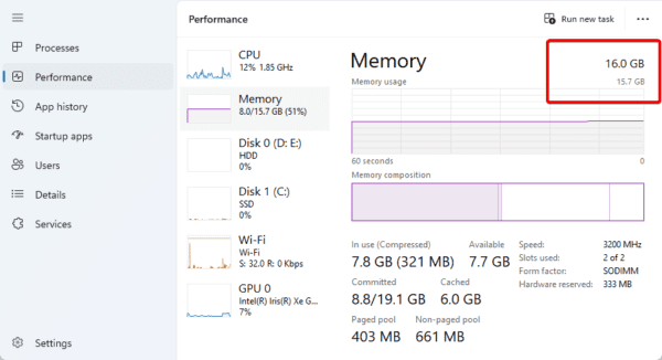 Ram type display 600x326 - How to Check RAM Type and Specs in Windows 11