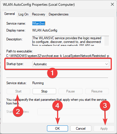 restart 3 - WiFi Connection not Working on Windows 11