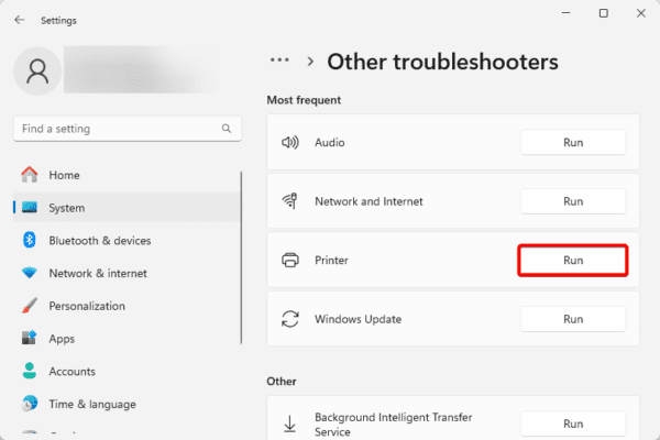 run troubleshooter 1 600x400 - Credentials Supplied Are Not Sufficient Error on Windows 11: Best Fixes