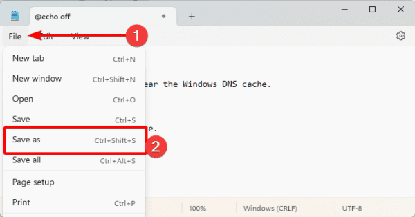 Save as 2 600x314 - What Is DNS Cache on Windows and How Do I Flush It?