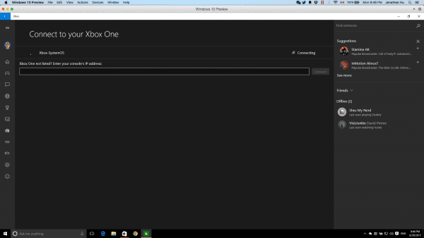Screenshot 2015 06 29 21.46.242 600x338 - Xbox One Game Streaming for Windows 10 Is Here