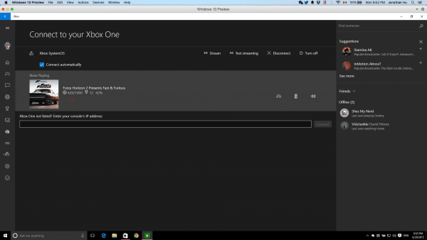 Screenshot 2015 06 29 21.52.072 600x338 - Xbox One Game Streaming for Windows 10 Is Here