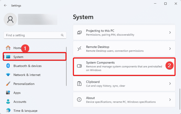 System components 1 600x379 - Best Fixes When the Phone Link App Is Not Working on Windows 11