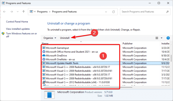 Uninstall apps 600x353 - Best Fixes When the Taskbar is Not Working in Windows 11