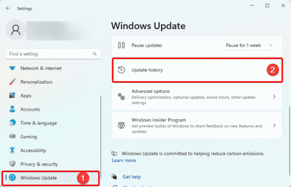 update history 600x385 - Chkdsk Is Stuck Verifying the USN Journal: Top Fixes