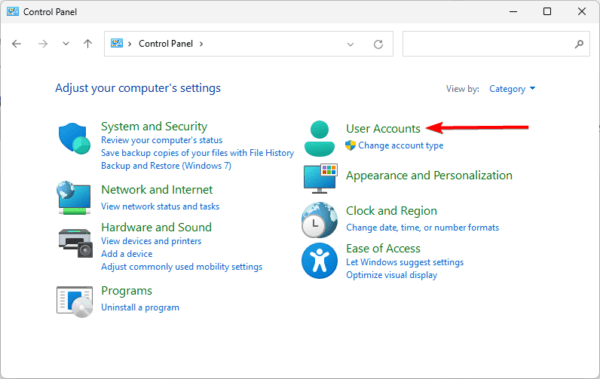 User Accounts 600x379 - Credentials Supplied Are Not Sufficient Error on Windows 11: Best Fixes